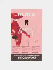Подарочный набор KLATZ: 3 зубные пасты со вкусом алкоголя + зубная щётка, для женщин