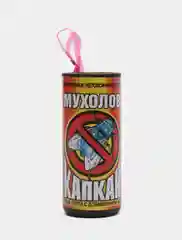 Желтый липкая лента от мух с добавлением мёда "Капкан"