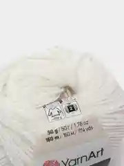 Молочный пряжа YarnArt Jeans (ЯрнАрт Джинс)