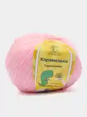 Розовый пряжа Камтекс "Карамелька" 50гр.175м. (100% акрил)
