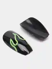 Золотой накладные ногти, с дизайном