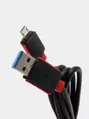 USB Кабель (провод) быстрой зарядки Android/iPhone  1м Micro/Type-C/Lightning