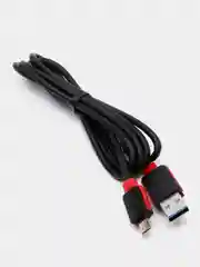 USB Кабель (провод) быстрой зарядки Android/iPhone  1м Micro/Type-C/Lightning