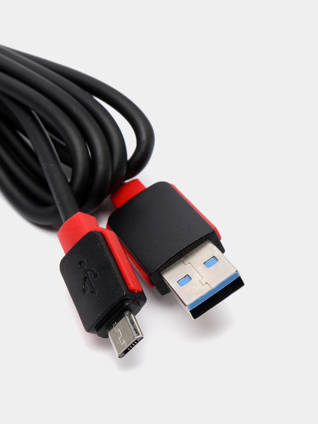 USB Кабель (провод) быстрой зарядки Android/iPhone  1м Micro/Type-C/Lightning