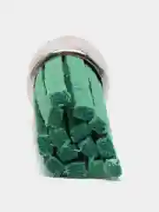 Бирюзовый кожаные кисточки для брелков и украшений (бахрома)