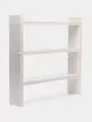 Белый полка настольная декоративная, из массива