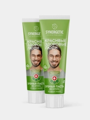 Зубная паста SYNERGETIC Активная защита, 100 г, 2 шт