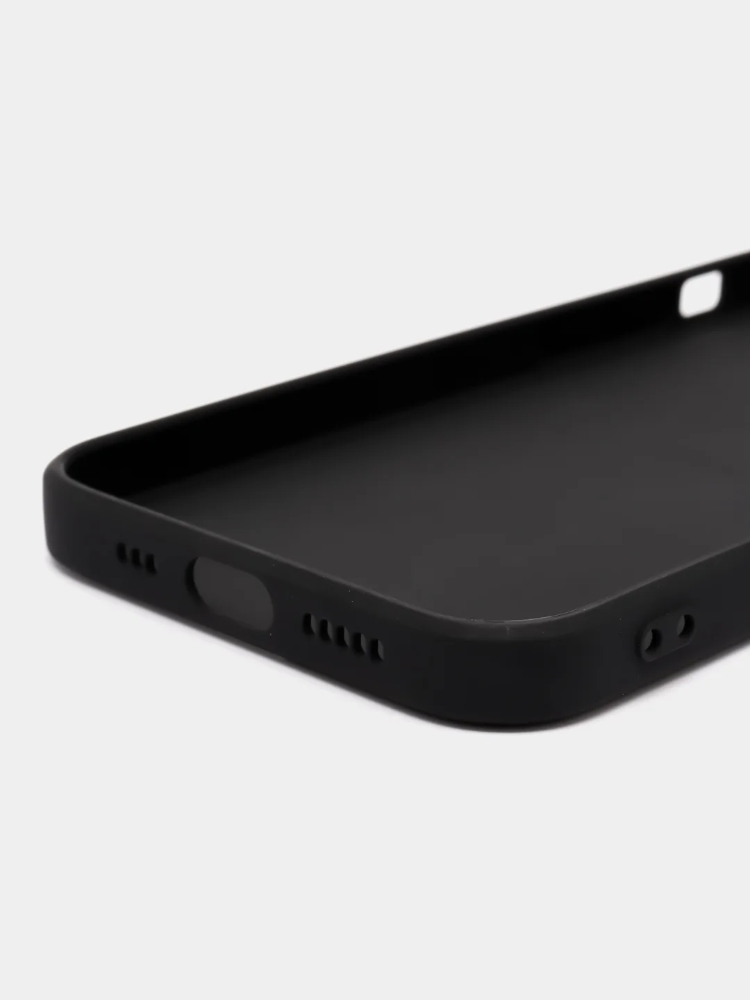 Черный чехол для iPhone 11, 12, 13, 14, с принтом, с защитой камеры