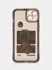 Рыжий чехол для iPhone 11 12 13 14 Pro Max с принтом с защитой камеры космос астронавт айфон