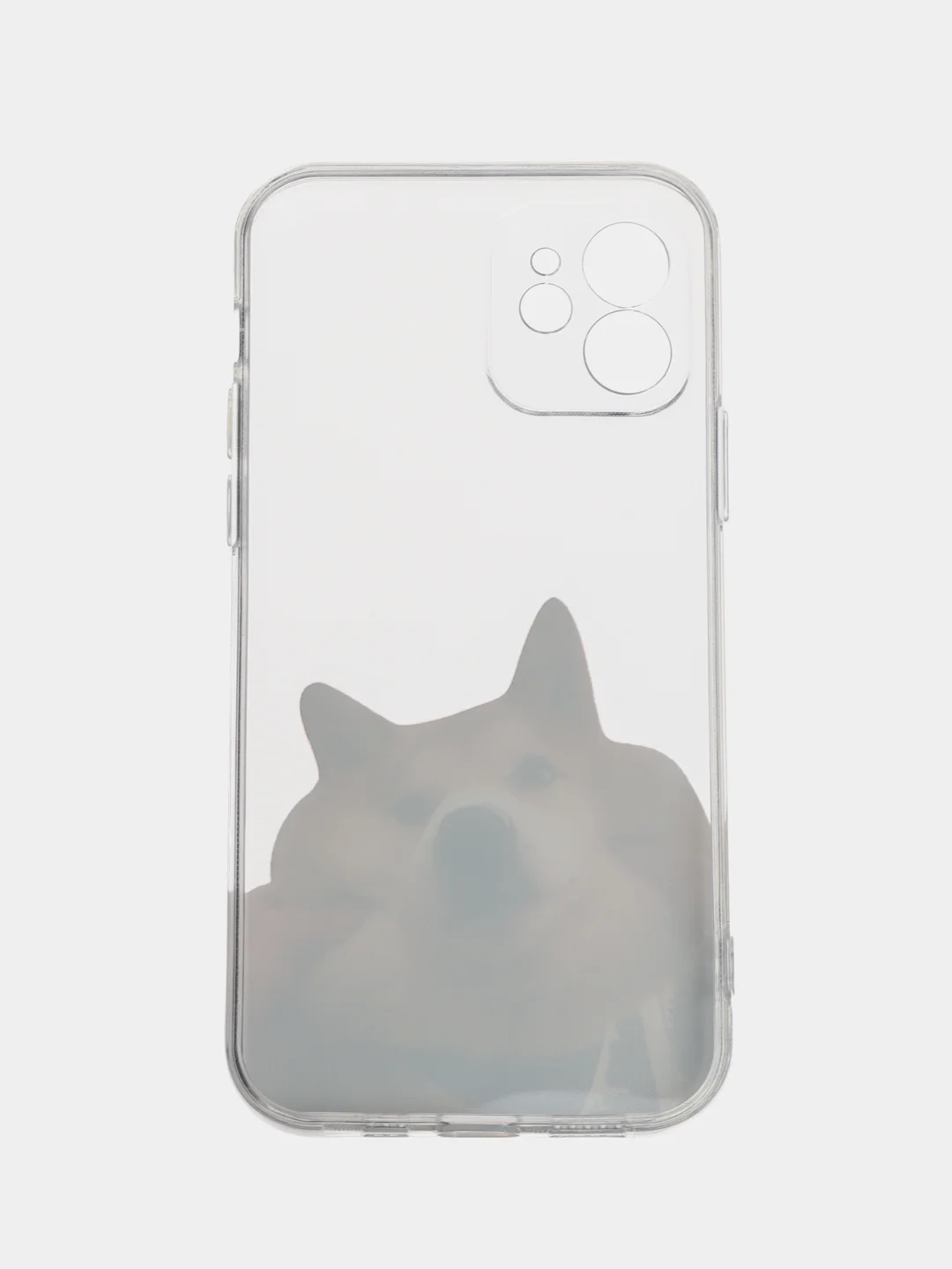 Прозрачный чехол для iPhone 11 12 13 14 Pro Max mini 7 8 X XS XR с принтом коты прозрачный