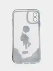 Лавандовый чехол для iPhone 11 12 13 14 Pro Max с принтом с защитой камеры космос астронавт айфон