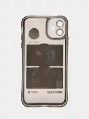 Голубой чехол для iPhone 11 12 13 14 Pro Max с принтом с защитой камеры космос астронавт айфон