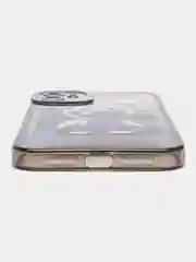 Лазурный чехол для iPhone 11 12 13 14 Pro Max с принтом с защитой камеры космос астронавт айфон