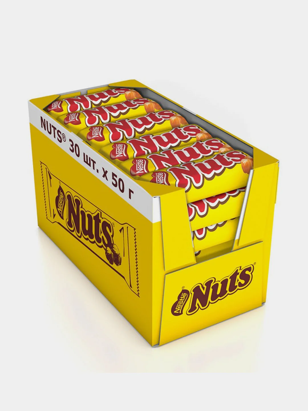 Шоколадный батончик Nuts с фундуком, 50г