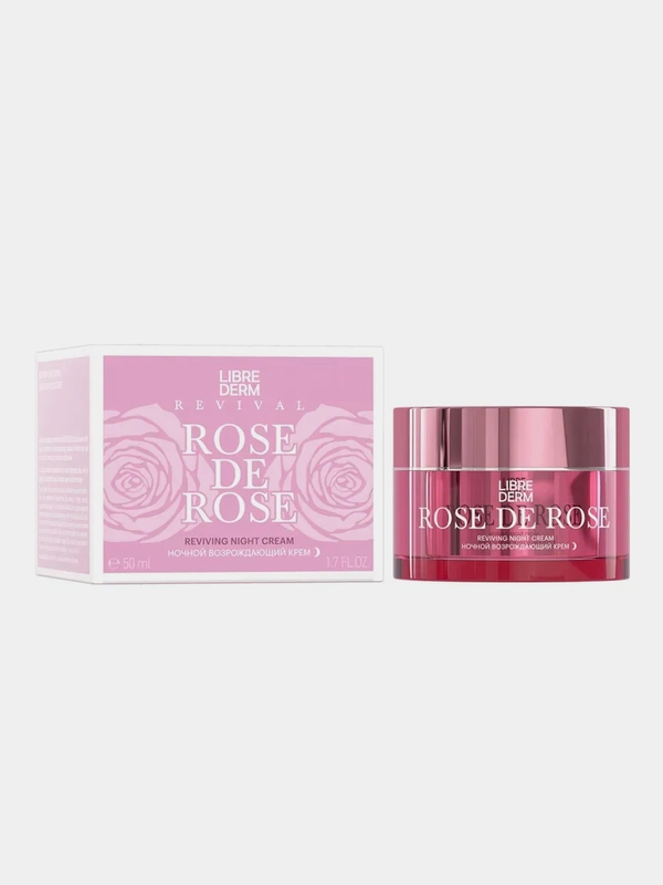 Крем для лица ночной LIBREDERM ROSE DE ROSE, 50 мл