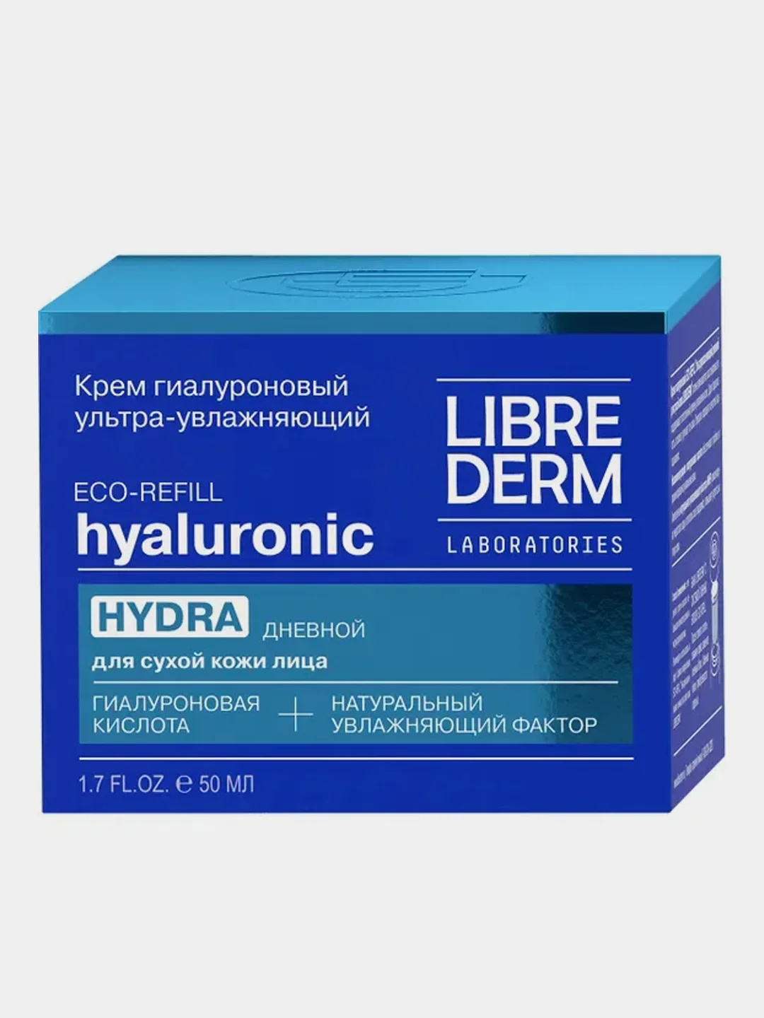 Гиалуроновый крем дневной LIBREDERM Eco-refill, ультраувлажняющий, для сухой кожи, 50 мл