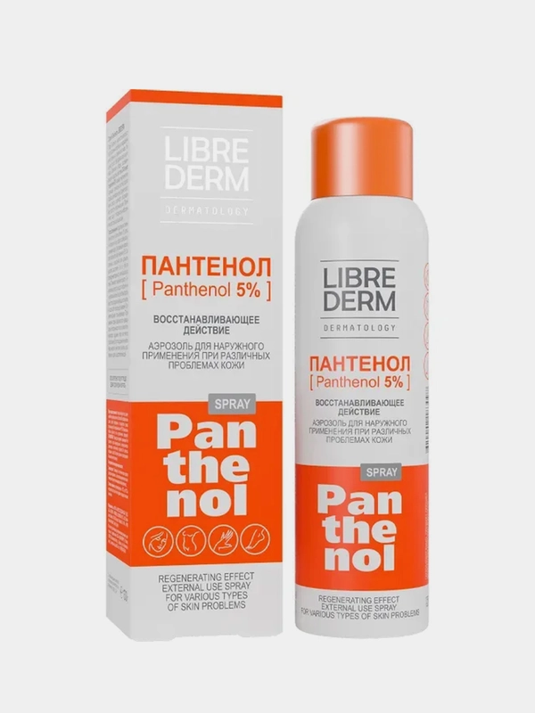 Спрей LIBREDERM Пантенол 5%, восстанавливающий, 130 г
