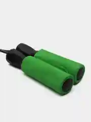 Зеленый скакалка спортивная, скакалка для тренировок 0,4см x 2,8м, рукоять 13см