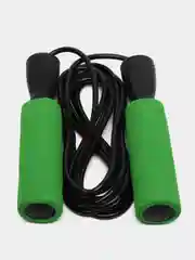 Зеленый скакалка спортивная, скакалка для тренировок 0,4см x 2,8м, рукоять 13см
