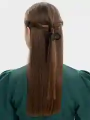 Серебряный краб для волос, металлический, 11*5 см