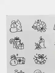 Переводные татуировки ZATATTOO "Новый Год"