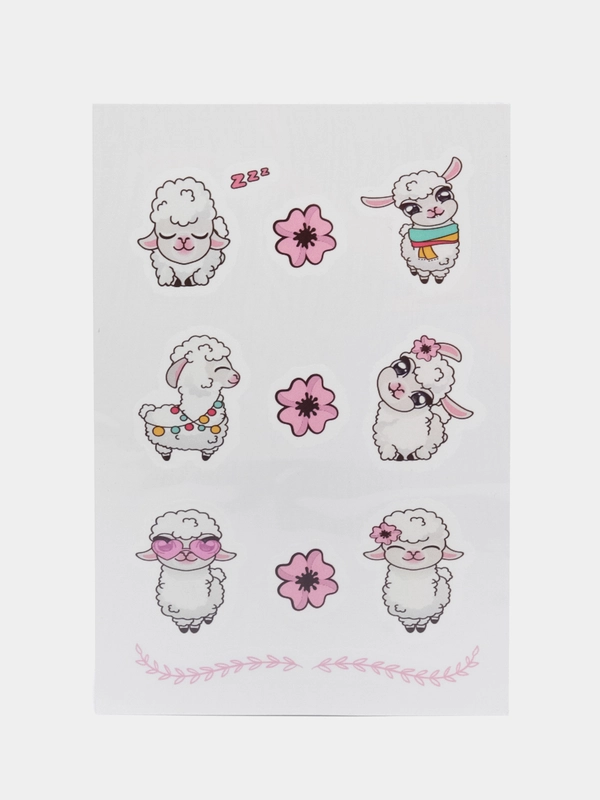 Переводные татуировки/ZATATTOO/Ламы/временные/тату/переводки