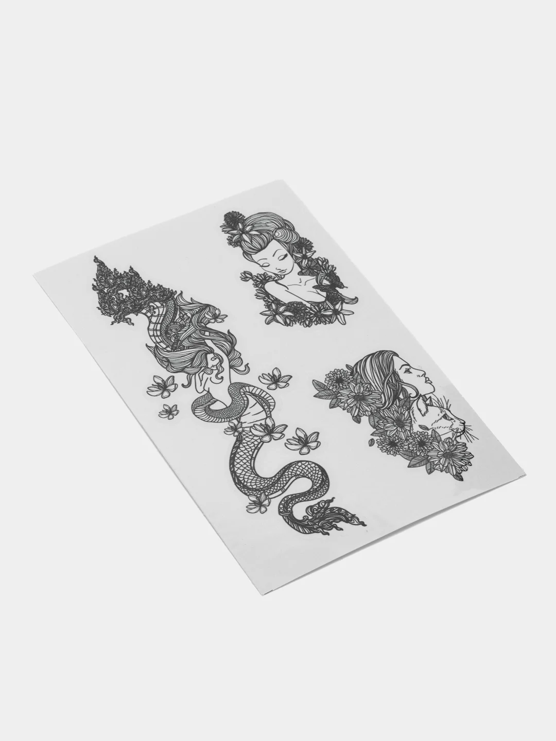 Переводные татуировки/ZATATTOO/Фэнтэзи/временные/тату/переводки