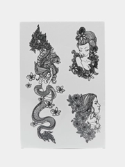 Переводные татуировки/ZATATTOO/Фэнтэзи/временные/тату/переводки