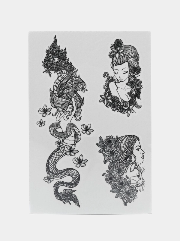 Переводные татуировки/ZATATTOO/Фэнтэзи/временные/тату/переводки