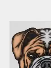 Переводные татуировки/ZATATTOO/Бульдог/временные/тату/переводки