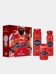 Подарочный набор мужской OLD SPICE: Дезодорант-стик, Гель для душа 2в1, Дезодорант-спрей