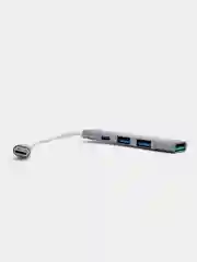 Type-c хаб, USB разветвитель 3 порта + 1 Type-С порт