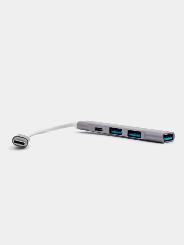 Type-c хаб, USB разветвитель 3 порта + 1 Type-С порт