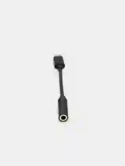 Черный переходник для наушников с Type-C на mini jack 3,5 мм