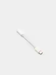 Белый переходник для наушников с Type-C на mini jack 3,5 мм