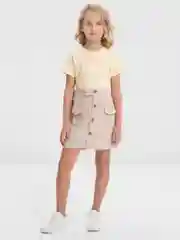 Молочный юбка для девочки