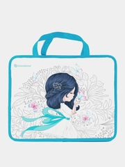 Папка для труда с ручкой А4 Schoolformat MAGIC GIRL, 330х260х75 мм