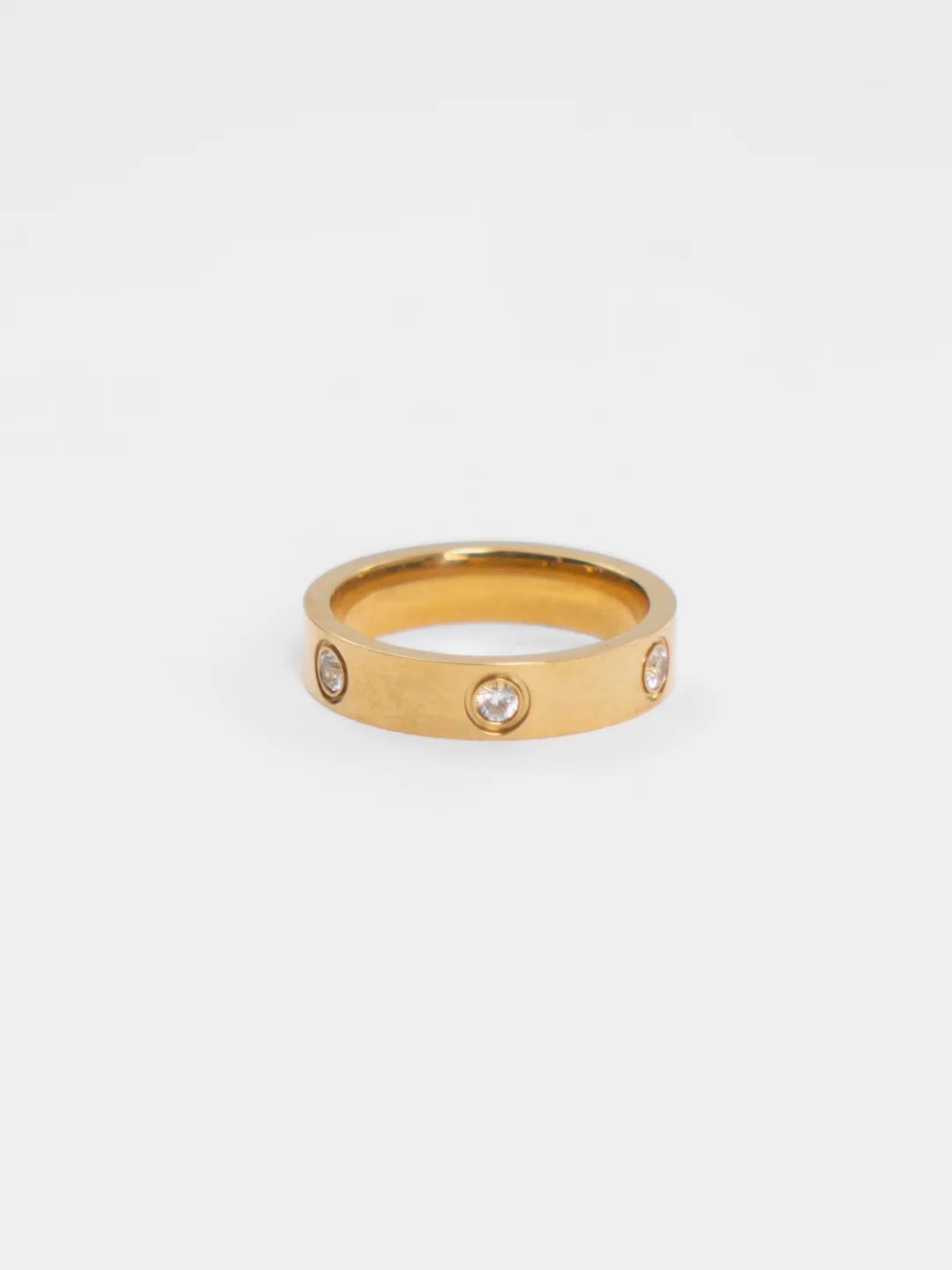 Золотой кольцо женское, мужское кольцо Cartier
