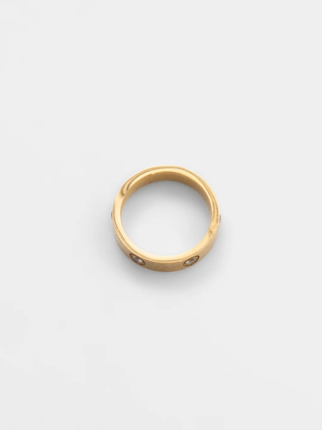 Золотой кольцо женское, мужское кольцо Cartier