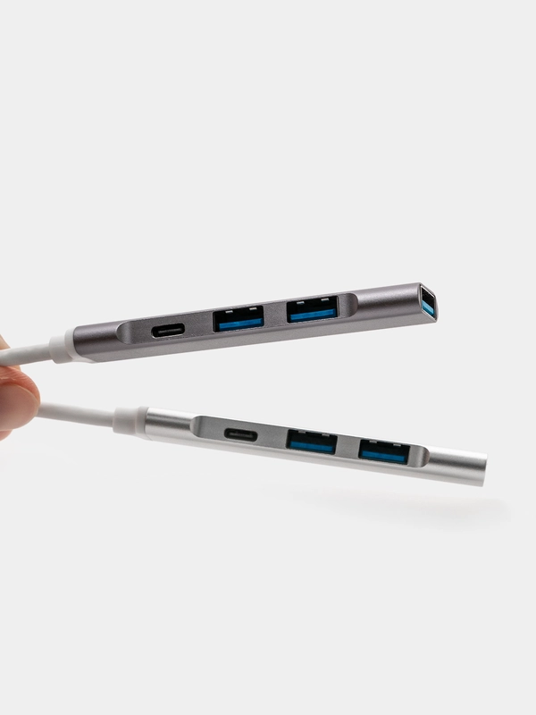 USB разветвитель 3 порта + 1 Type-с порт