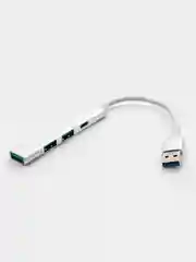 Серебряный usb разветвитель 3 порта + 1 Type-с порт