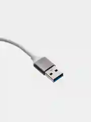 Серебряный usb разветвитель 3 порта + 1 Type-с порт