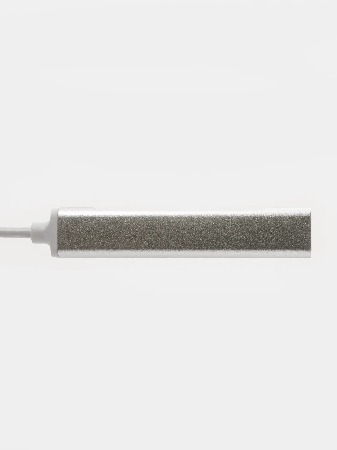 Серебряный type-c хаб, USB разветвитель 3 порта + 1 Type-С порт