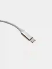 Серебряный type-c хаб, USB разветвитель 3 порта + 1 Type-С порт