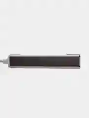 Серый металлик type-c хаб, USB разветвитель 3 порта + 1 Type-С порт