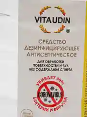 Дезинфицирующее средство для обработки поверхности и рук VITA UDIN 5 литров без спирта