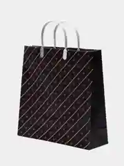 Бордовый подарочный пакет пластик 30*30*10см