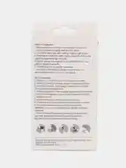 Бежевый меланж накладные ногти, с дизайном
