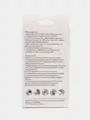 Кремовый накладные ногти, с дизайном