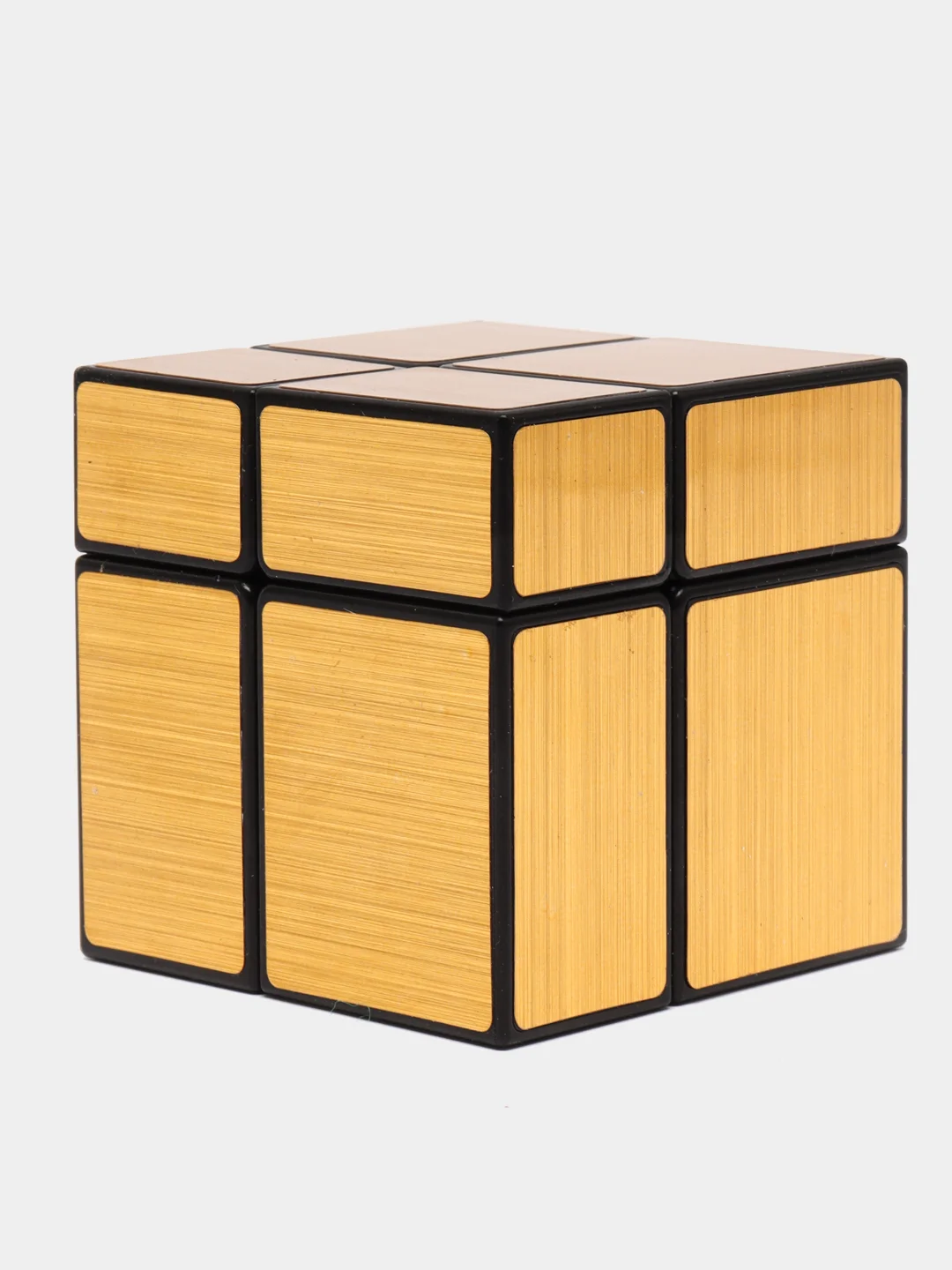 Зеркальный Кубик 2x2x2 непропорциональный (золотой) Грани одного цвета, но разного размера